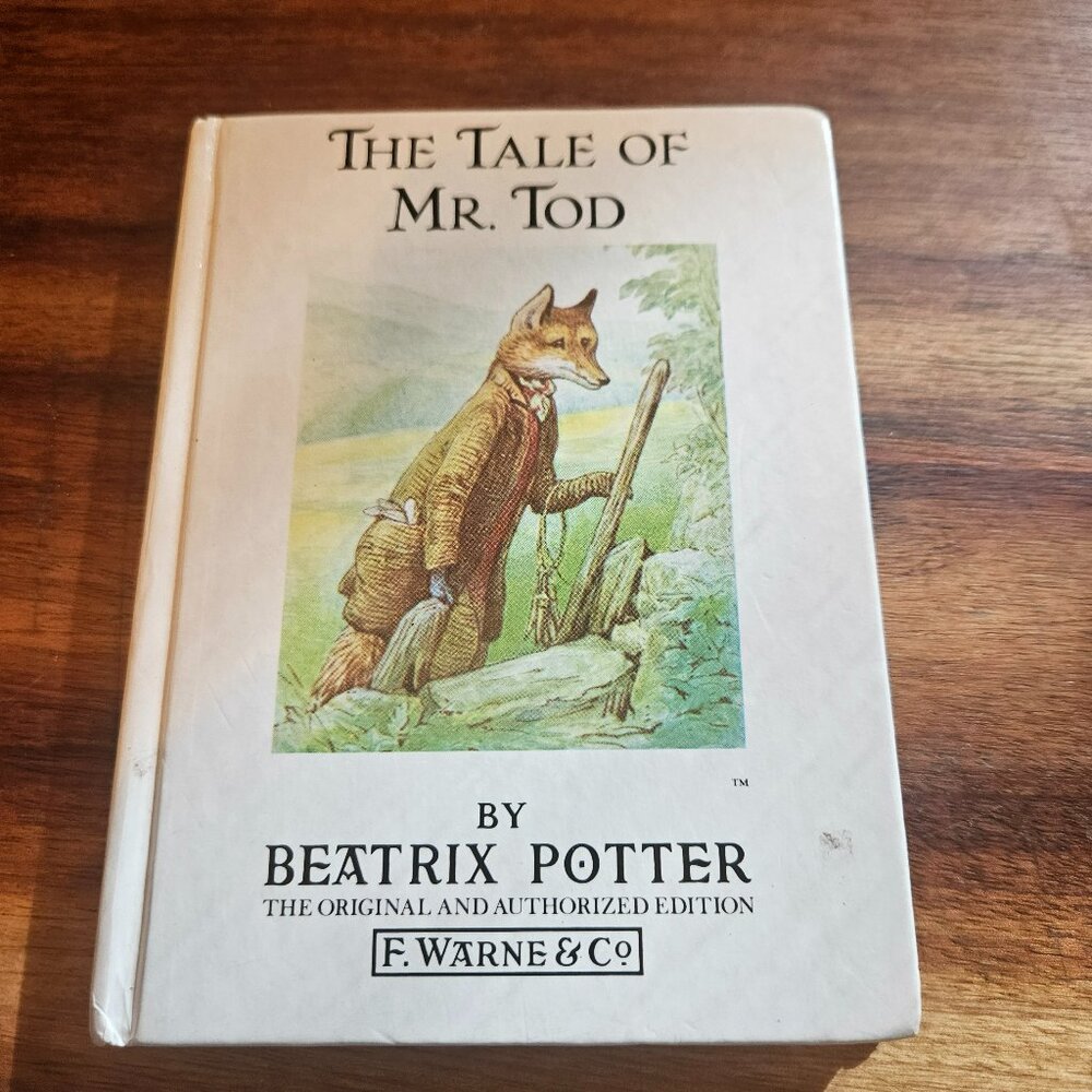 A tale of Mr. Tod Beatrix Potter book
